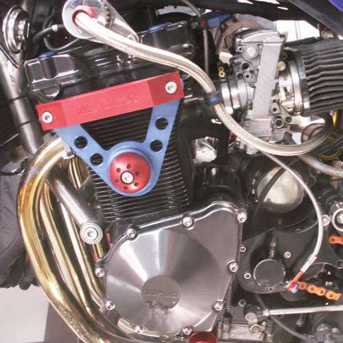 Ansicht Motor eines Motrrades