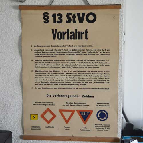 §13 StVO Vorfahrtregeln