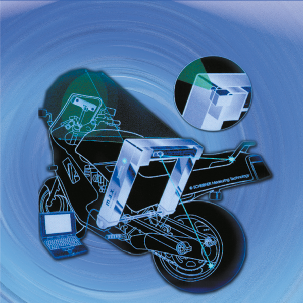Werbegrafik Motorrad max-rahmenvermessung